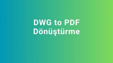 dwg to pdf nasıl yapılır