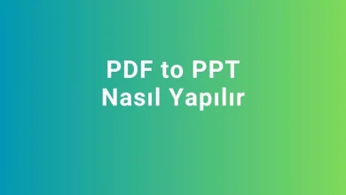 pdf to ppt nasıl yapılır