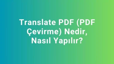translate pdf çevirme nasıl yapılır